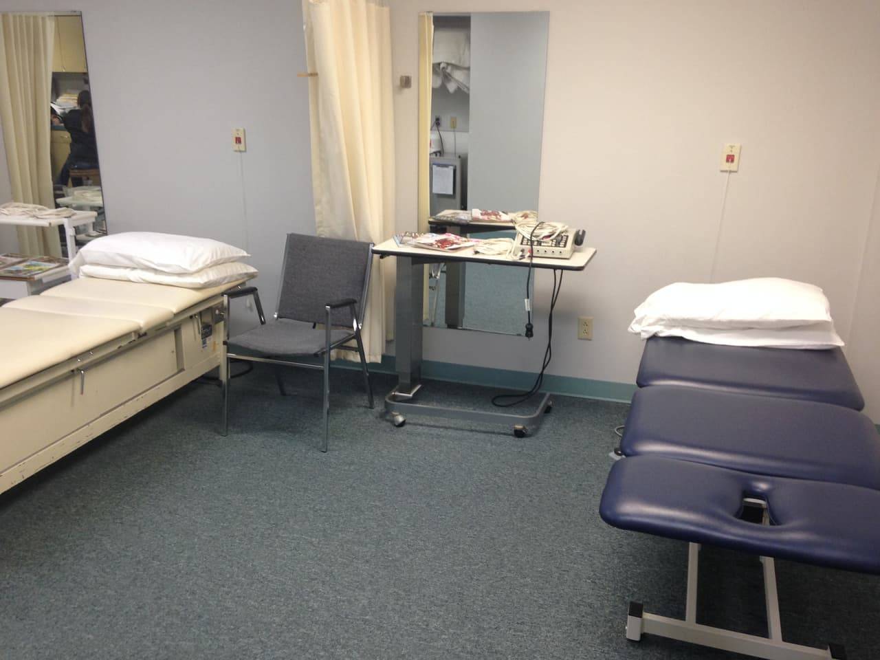 Private treatment room used for hands-on physical therapy care at Comanche County Physical Therapy Services